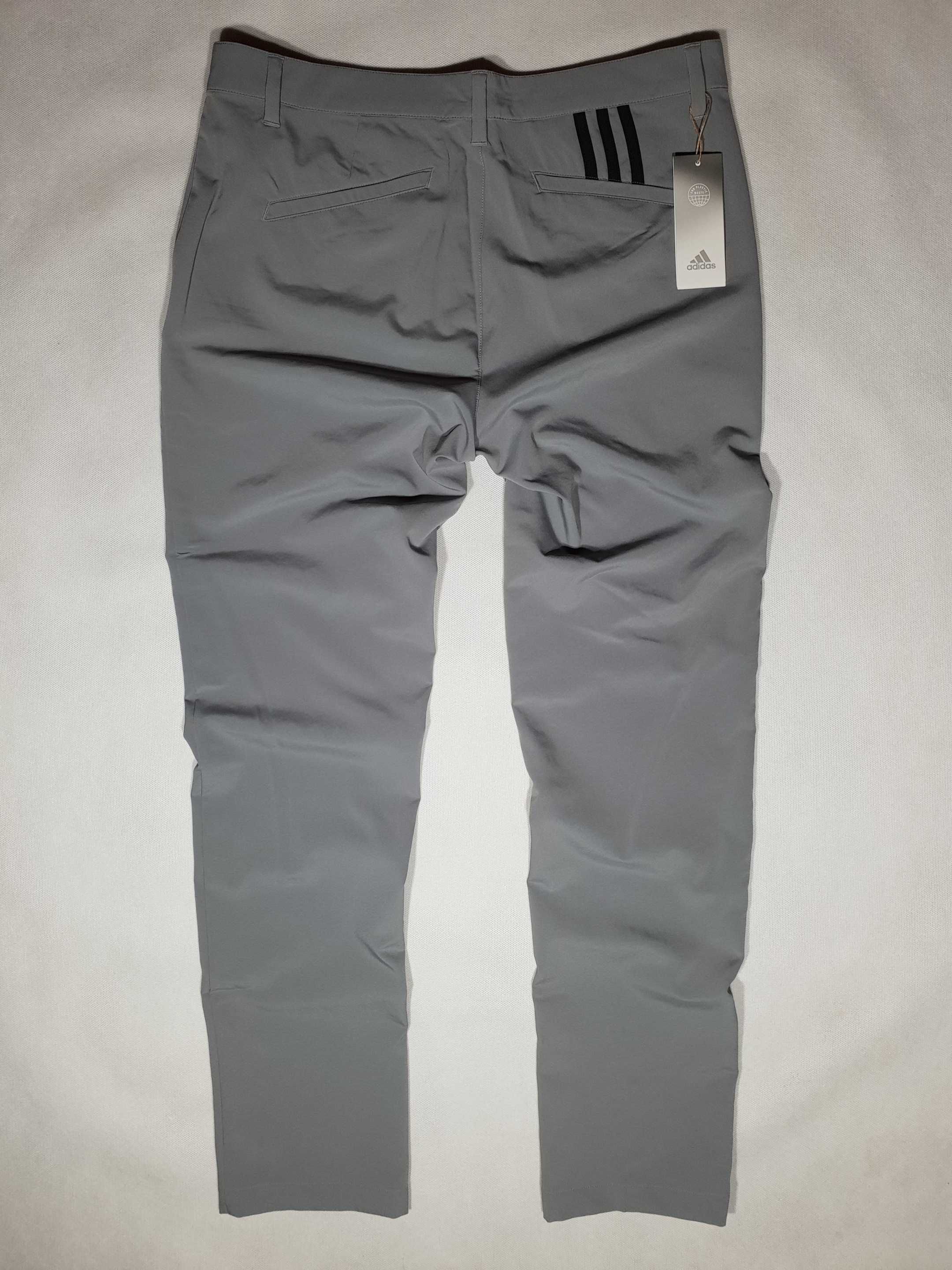 ADIDAS męskie szare spodnie chino tech pant W36L30 94cm