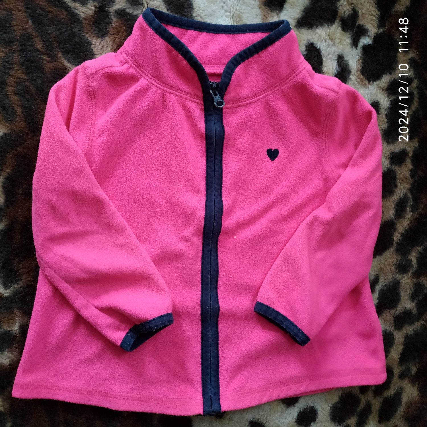 Фліска Carters Oshkosh 2t флісова кофта на блискавці