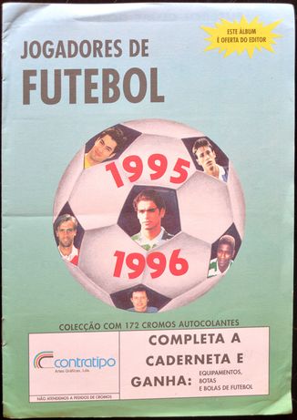 Caderneta Cromos-Jogadores De Futebol-95-96(Contratipo )-Completa Nova