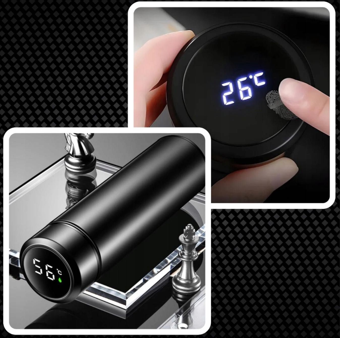 TERMOS LCD kubek termiczny 500ml z wyświetlaczem