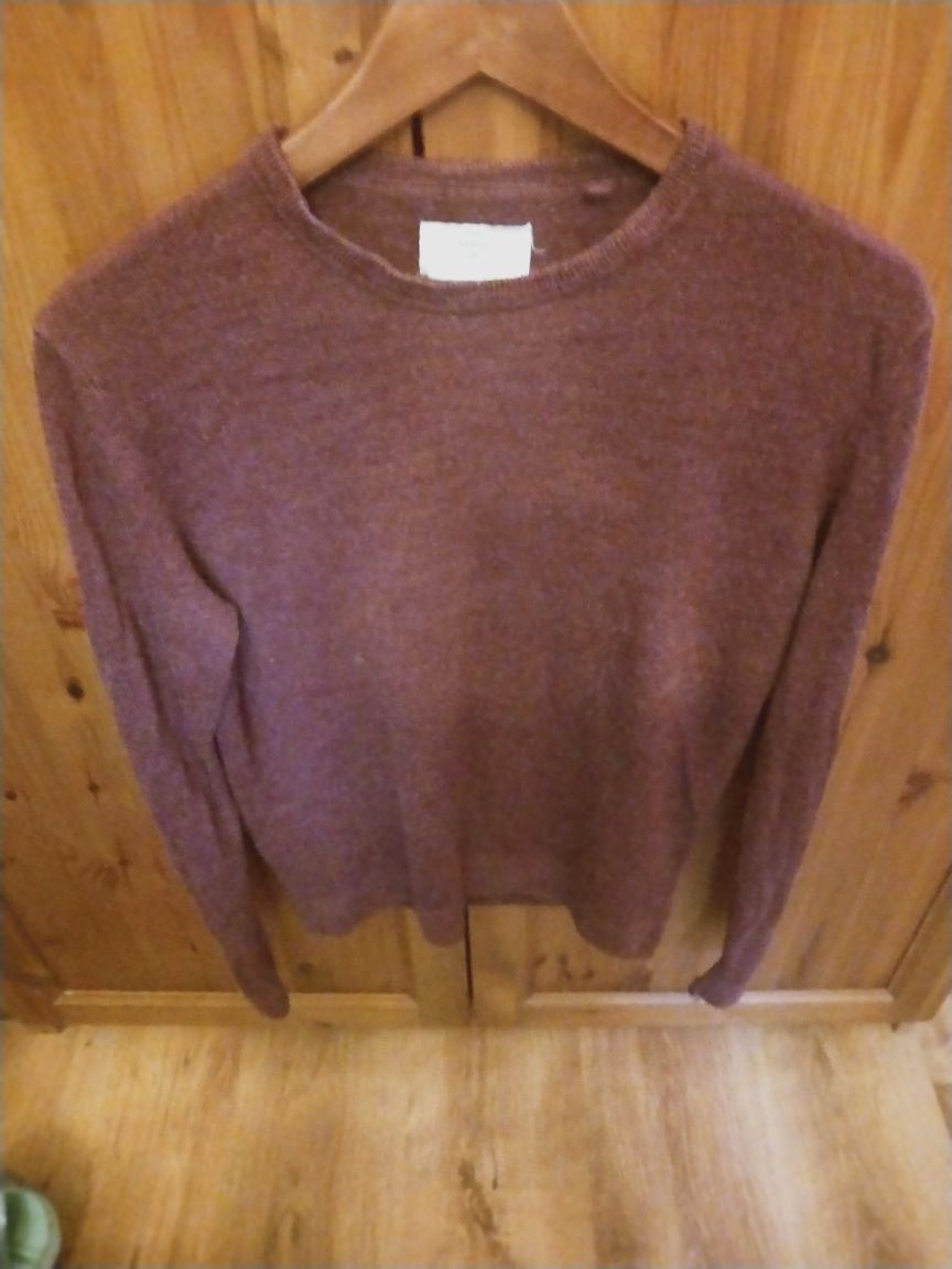 Sweter bordowy C&A rozmiar M