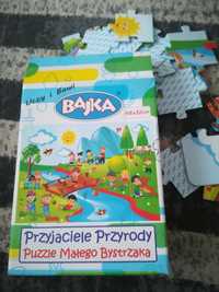 Przyjaciele przyrody puzzle małego bystrzaka