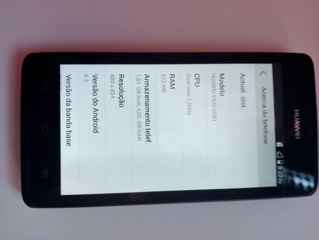 Telemóvel Huawei para venda