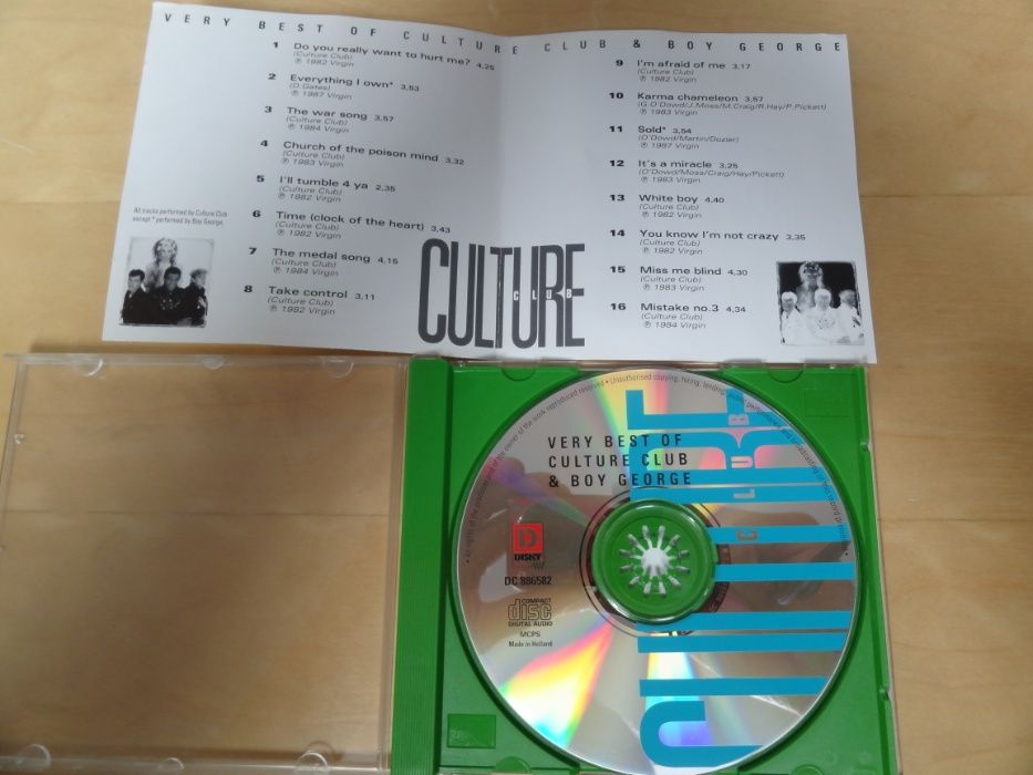 Culture Club &Boy George The best of płyta cd