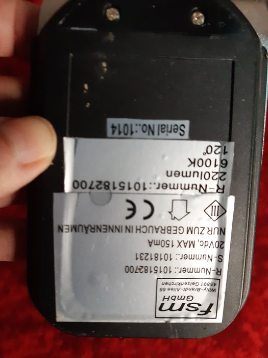 Lampka na  biurko srebrna LED