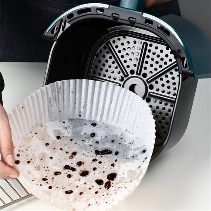 Wkład papierowy do frytkownicy AIR FRYER Do Pieczenia Okrągły 50szt