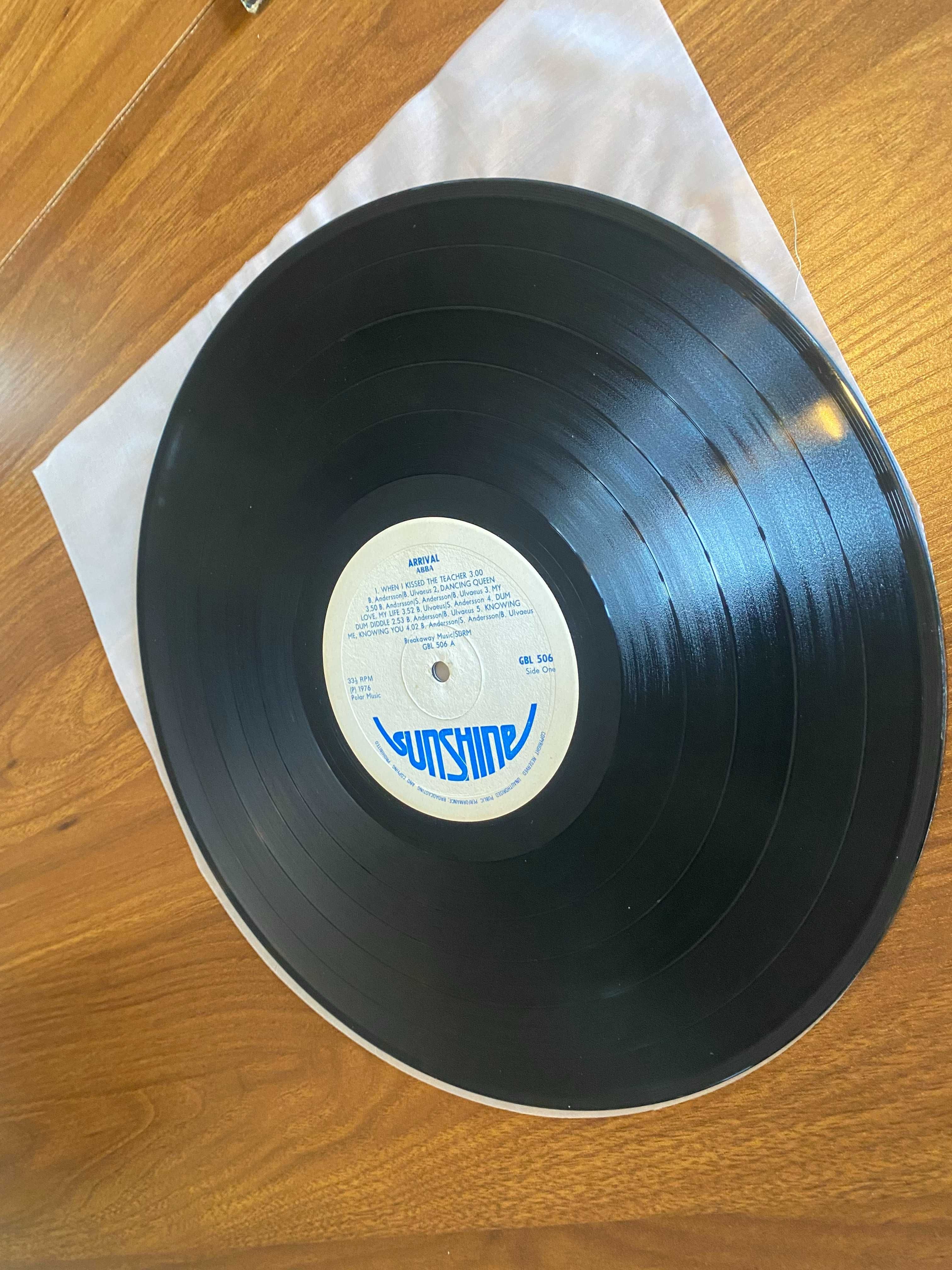 Disco de vinil: ABBA - Arrival (edição da Rodésia)