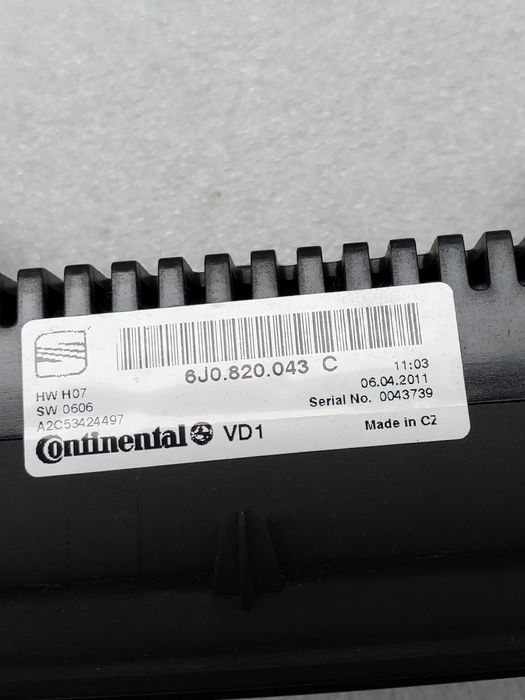 Comando chauffage / sofagem SEAT Ibiza IV ST (6J8, 6P8)