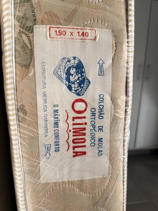Colchão de Molas Olimola Ortopédico - 1,90m x 1,40m - Pouco Usado