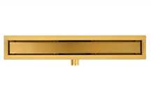 Odpływ liniowy podłogowy Balneo Duplex Next Gold 80 cm złoty