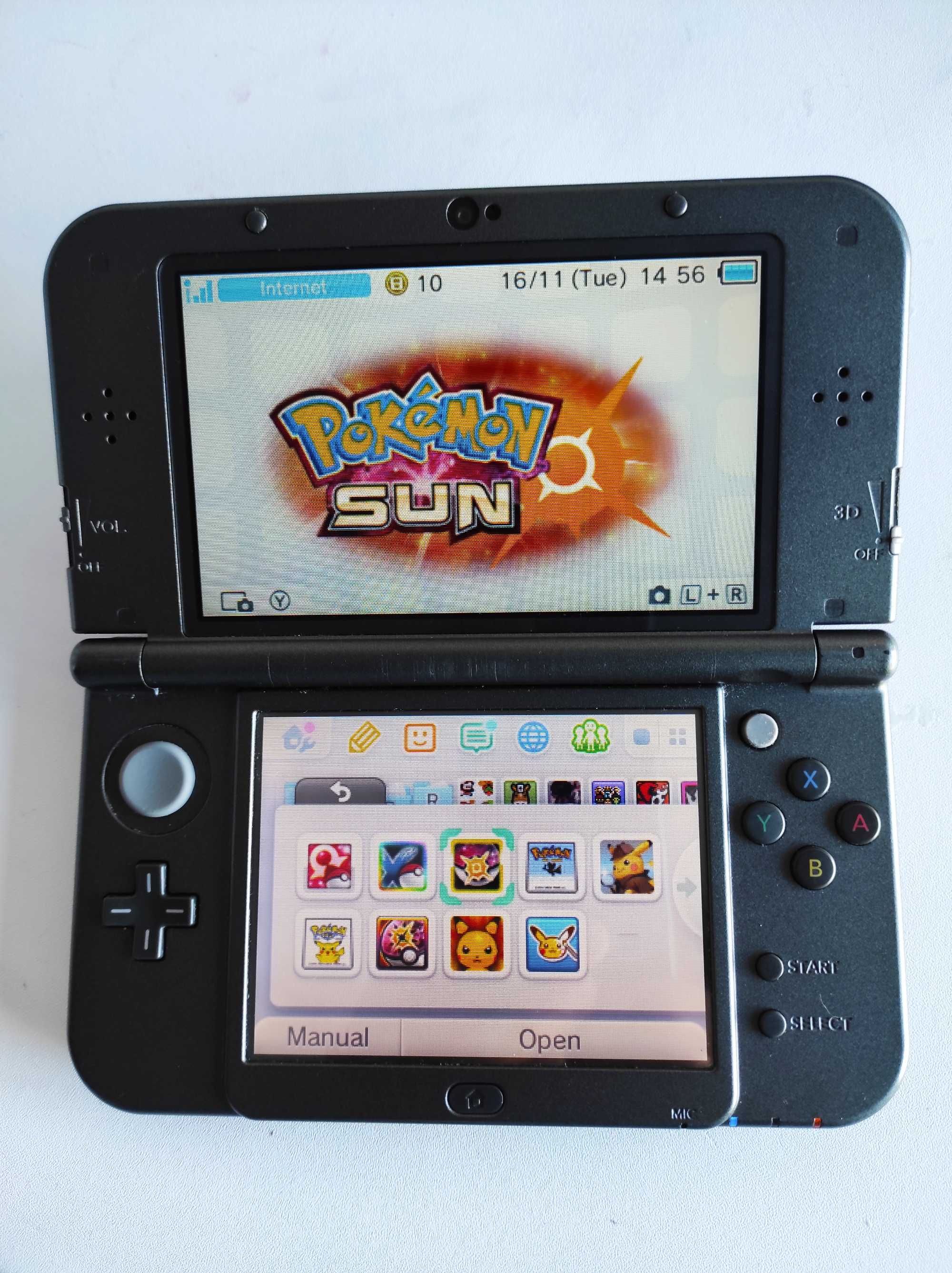 New Nintendo 3DS XL  Cinzenta- Excelente estado- Cartão 128 GB-