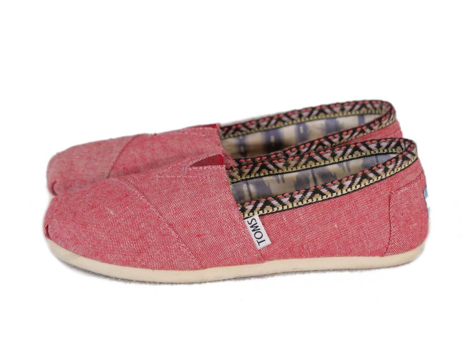 TOMS Classic półbuty buty wygodne lekkie różowe 37