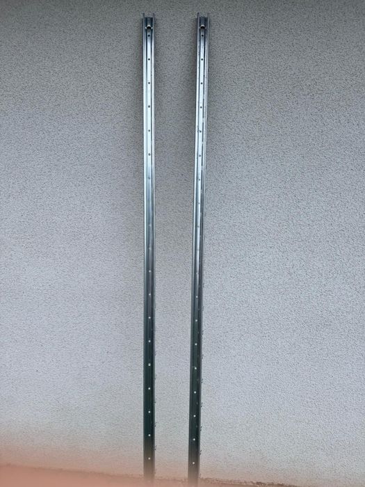 Słupki do siatki leśnej, słupki ogrodzeniowe 230 cm słupki metalowe,