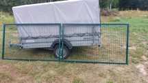 Brama wjazdowa dwuskrzydłowa POLBRAM ! Nowa. 4m*1.24m Ocynk Zielona
