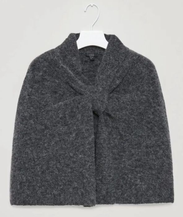 Пончо накидка тепла Cos штани брюки Сos, альпака, шерсть