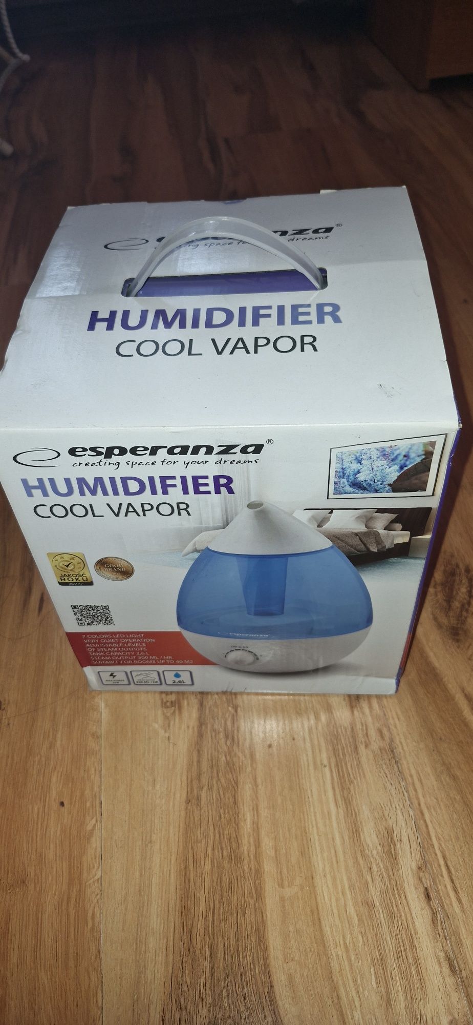 Nawilżacz powietrza Esperanza Cool Vapor  2,6l 25W
