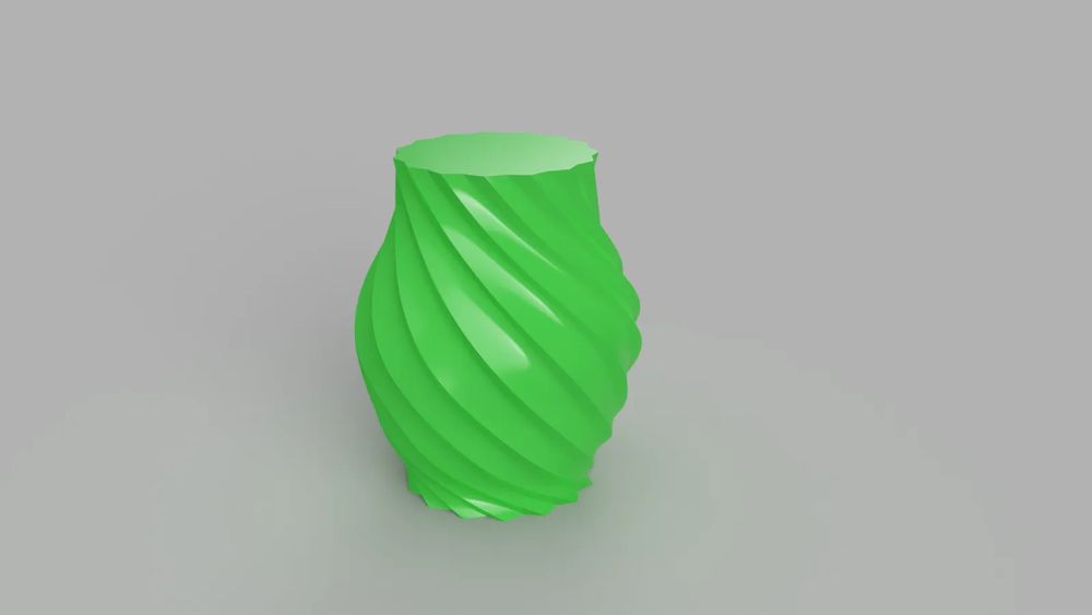 Vaso Espiral em Modo Vaso