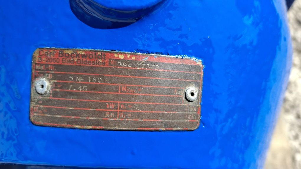 Motoreduktor 11 kW 197 obrotów ATB do studni Nord lenze sew vem veb
