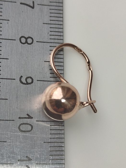 Золотые серьги 583 СССР  Золоті радянські сережки