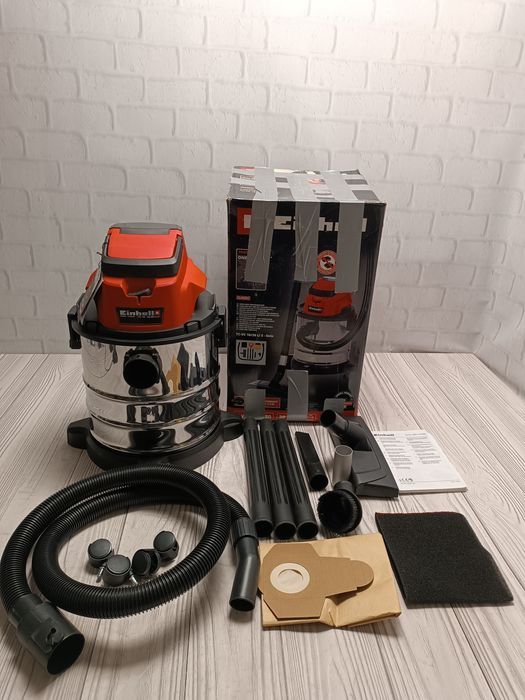 Einhell TC-VC 18/20 Li S - Solo акумуляторний будівельний пилосос