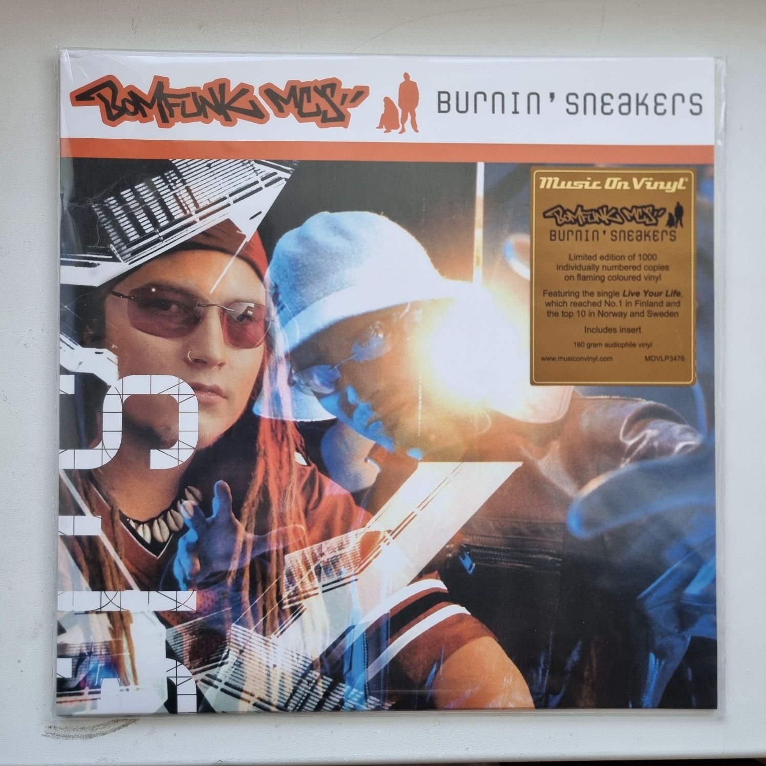 Bomfunk MC's – Burnin' Sneakers vinyl LP
LP, Limited Edition