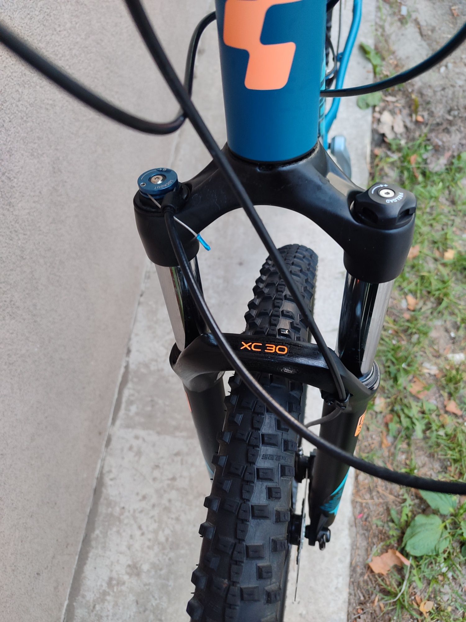 Велосипед cube найнер гідравліка deore xt rockshox