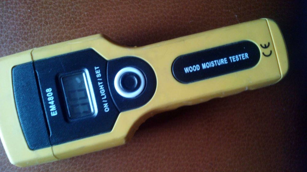 Higrómetro medidor de humidade para paredes e madeiras