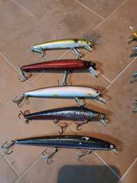 Amostras de pesca spining