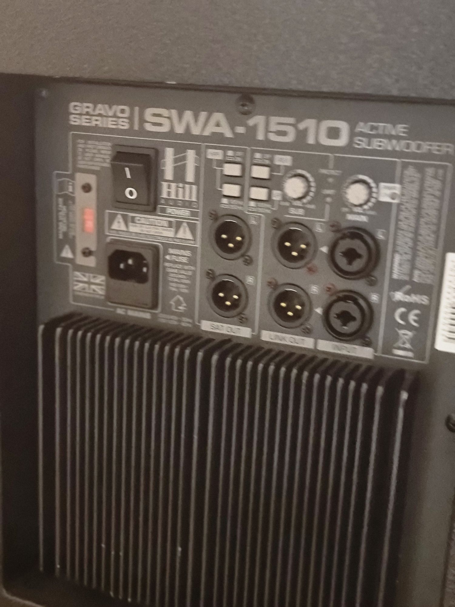Hill Audio Gravo SWA-1510 kolumny basowe