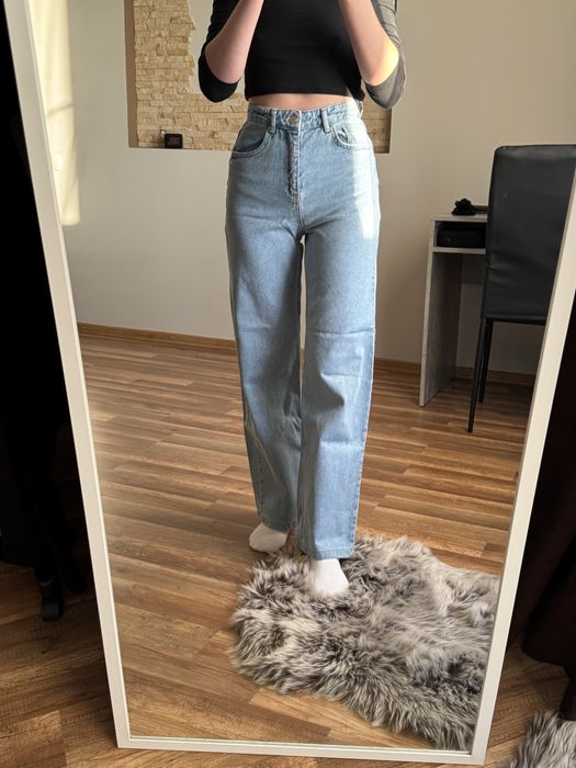 Джинси турецького виробника. 34 розмір. Wide leg