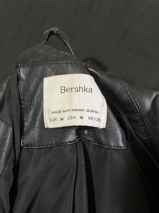 Blusao couro preto Berskha