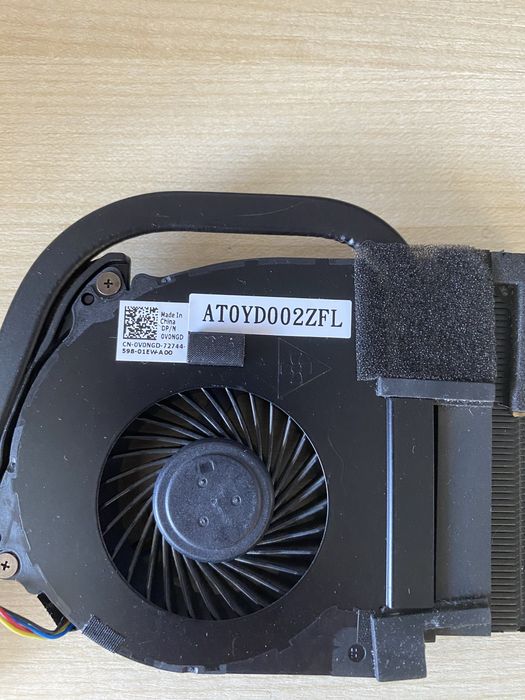 Вентилятор та радіатор охолодження DELL Е6540