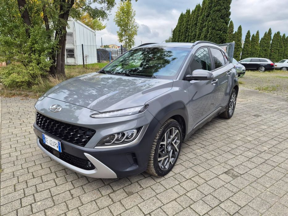 Hyundai Kona 1.6 hybryda ASO Bezwypadkowa NAVI automat