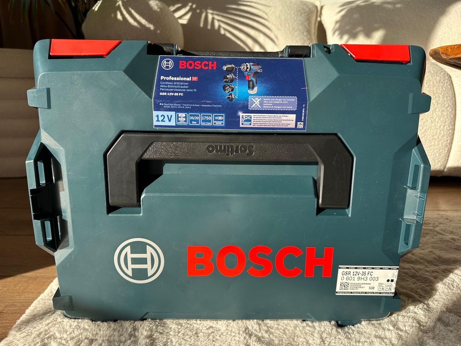 Wkrętarka akumulatorowa GSR 12V-35 FC L-BOXX BOSCH niebieska TOMI-TECH