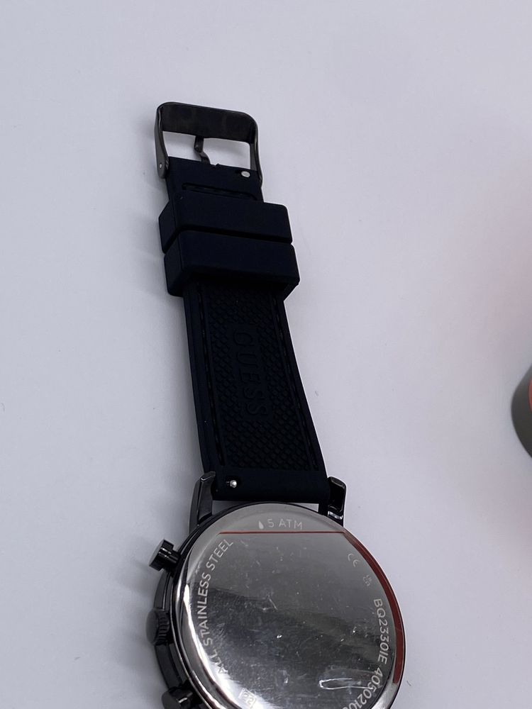 Zegarek męski czarny sportowy Fossil Minimalist Chronograph FS5848
