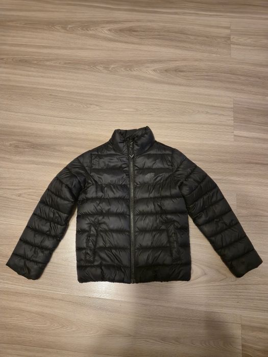 Kurtka chłopięca dla chlopca przejściowa czarna 4F 128