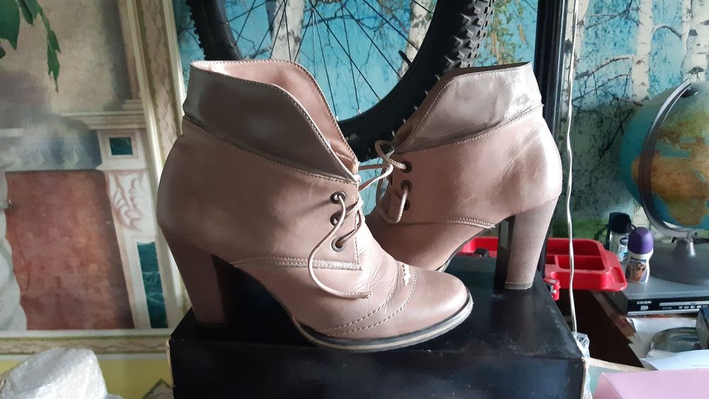 ботильоны кожаные AVANTI туфли