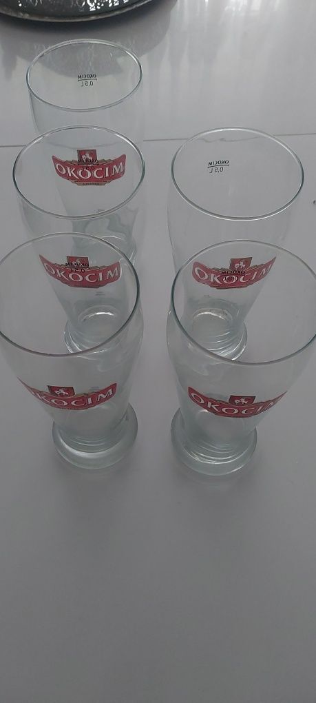 Szklanki 0,5 litra Okocim do piwa