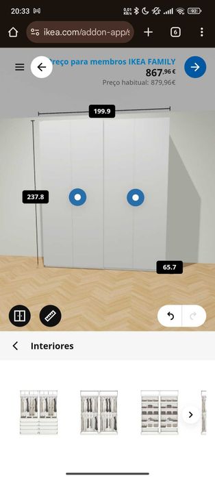 Roupeiro IKEA para Quarto de Casal