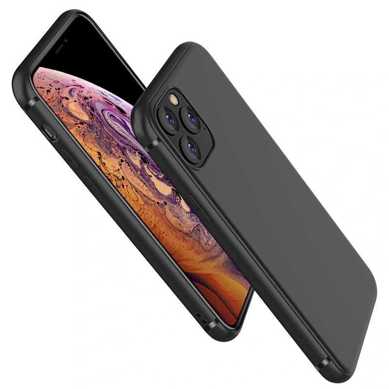 Matte 13 mini black тонкий матовый чехол на iPhone 12 pro max (код 11)