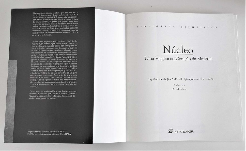 Livro Núcleo Uma viagem ao coração da matéria Ray Mackintosh