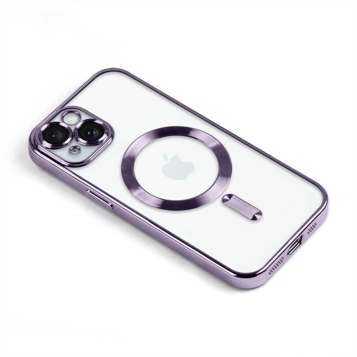 Etui Obudowa Plecki Case Magsafe Iphone 13/14/15 Plus Pro Max Purpura