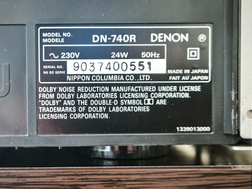 Касетна дека Denon DN-740R Студійна ! Відмінний стан Японія !