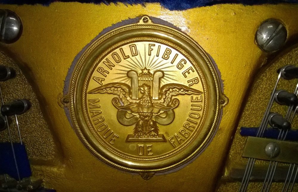Pianino, Oryginalny Arnold Fibiger, instrument sprzed I W.Świat.1909r