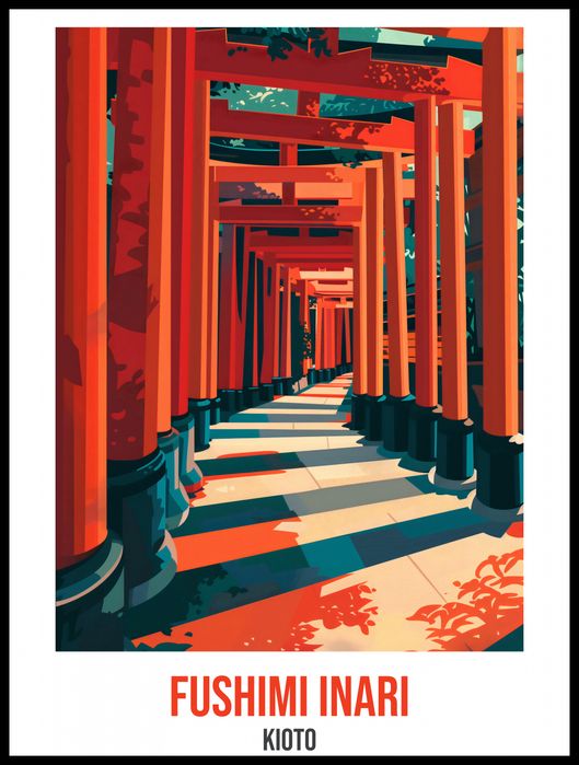 Plakat 60x80cm Fushimi Inari