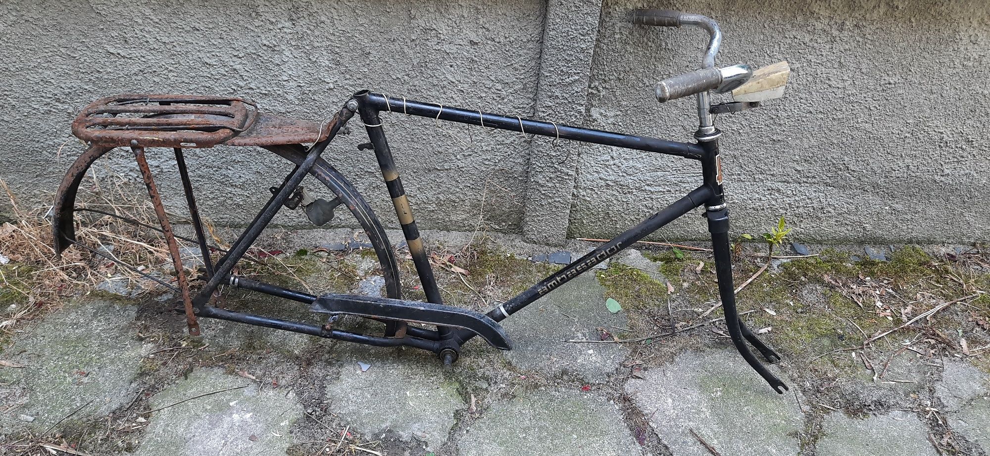 Rama roweru Romet Ambasador z roku 1971 z PRL