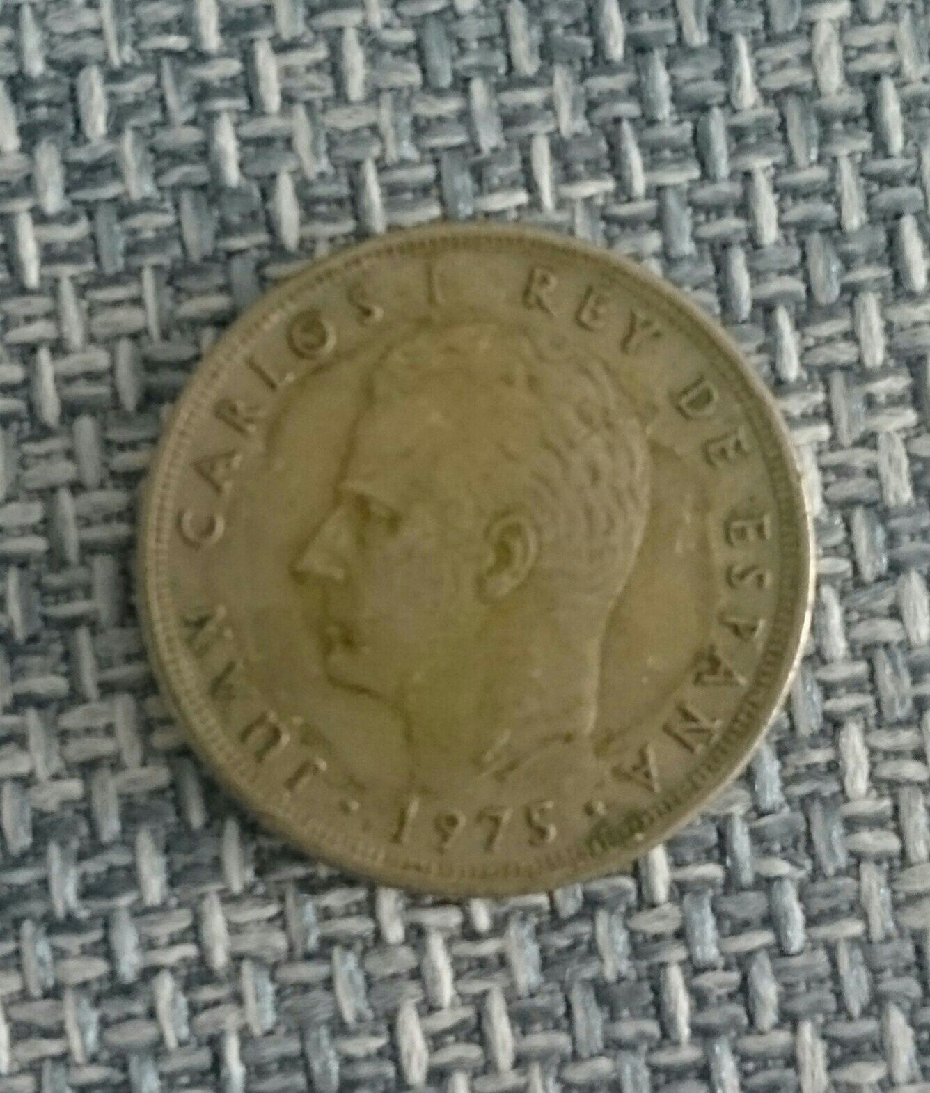 Moneta 5 peset Hiszpania 1975 r.