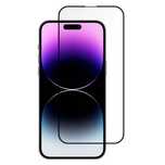 Szkło hartowane 5D do iPhone 15 Pro Max z czarną ramką