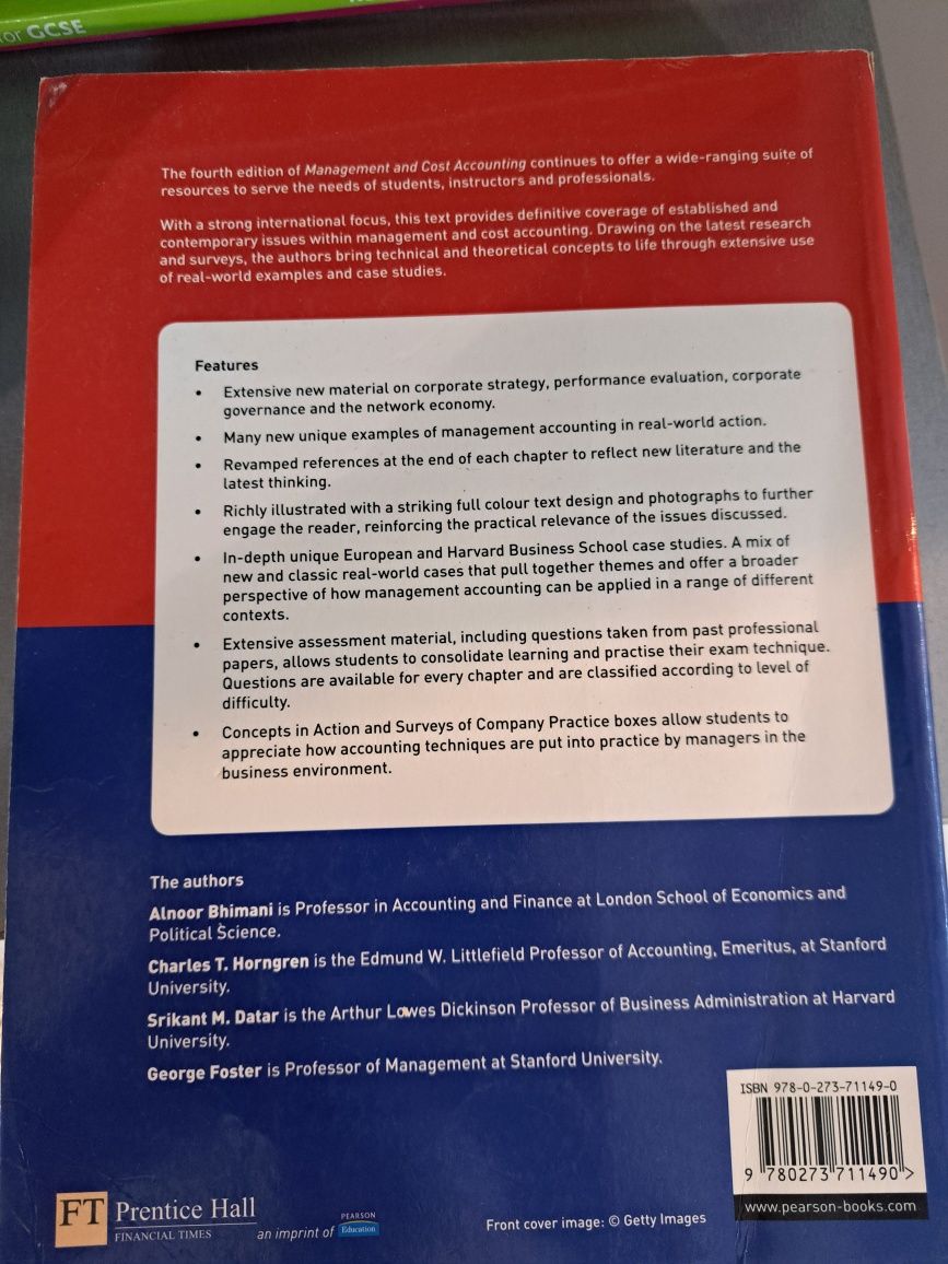 Management and cost accounting