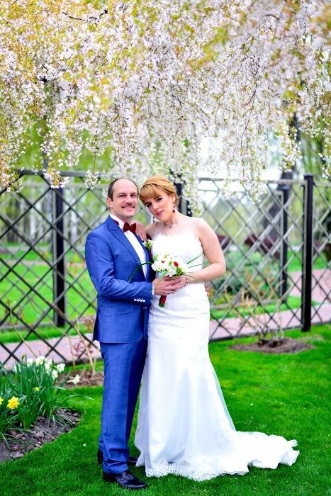 Свадебное платье. Силует рыбка.